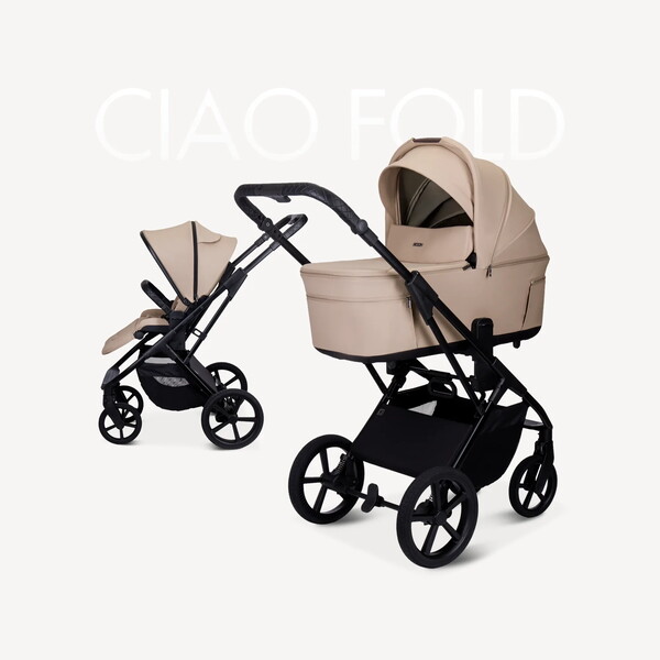 MOON CIAO Fold Kombikinderwagen in Sand mit Sportsitz und Babywanne, Kollektionsübersicht