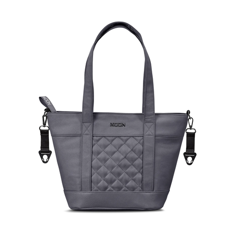 MOON V-Shape Bag in graphite, Wickeltasche mit Schultergurt