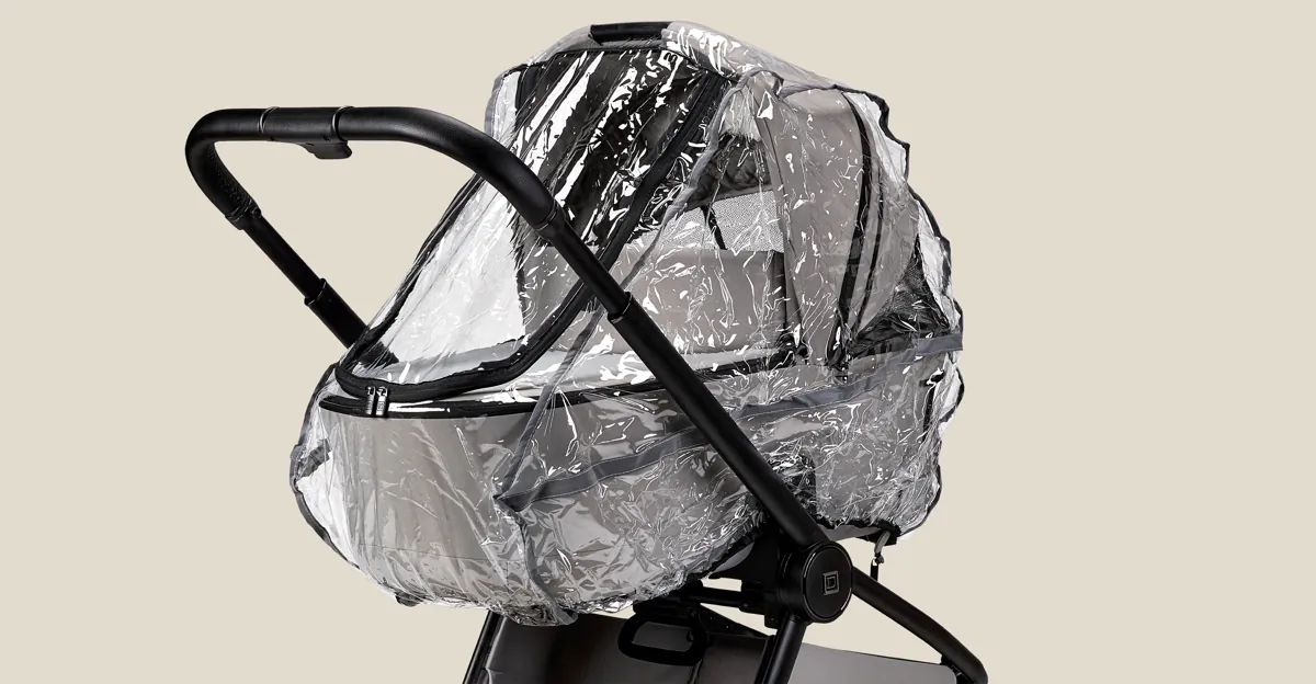 MOON Babywanne mit transparentem Regenverdeck